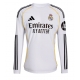 Real Madrid Hemma matchtröja 2025-26 Långärmad Billigt